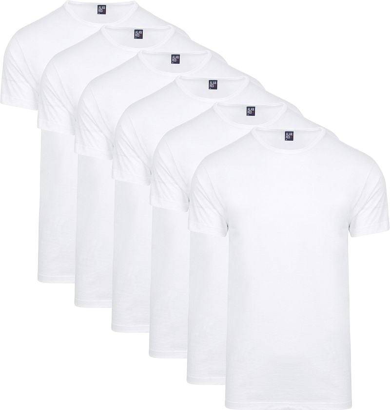 Alan Red Derby T-Shirts Angebot 6 Stück  - Größe XXL von Alan Red