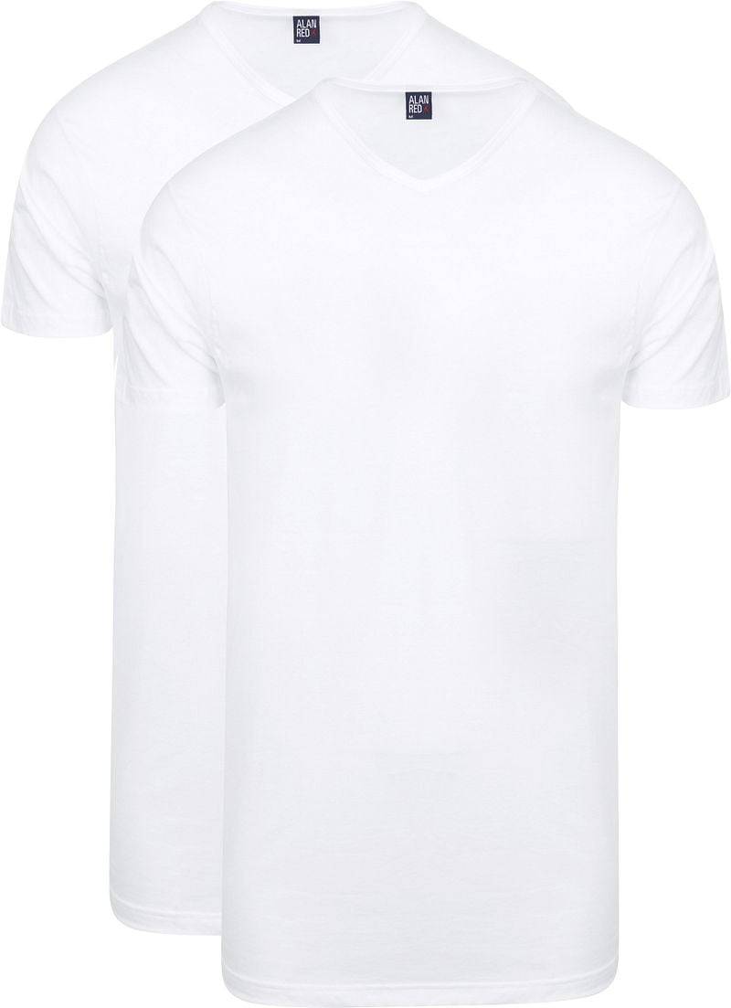 Alan Red Extra Lang T-Shirts Vermont (2er-Pack) - Größe XXL von Alan Red