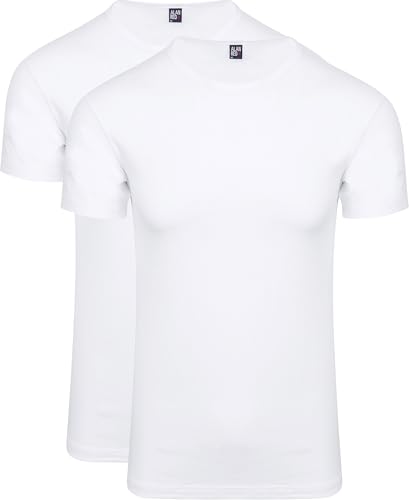 Alan Red Ottawa U-Ausschnitt Stretch (2er-Pack) - Grösse L - Herren - Bekleidung - Body-fit - 6680 01 Ottawa 2p von Alan Red