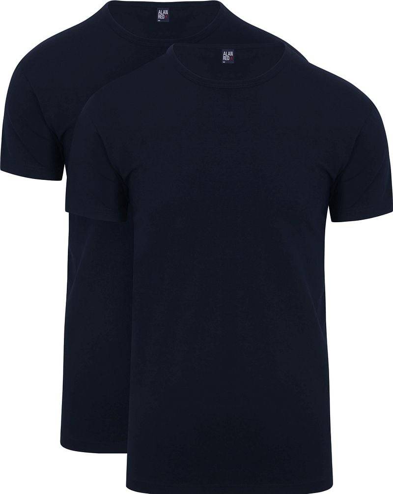 Alan Red Ottawa U-Ausschnitt Stretch Dunkelblau (2er-Pack) - Größe XXL von Alan Red