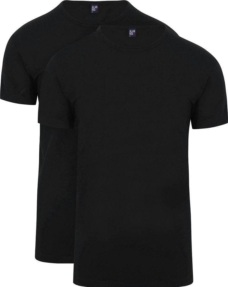 Alan Red Ottawa U-Ausschnitt Stretch Schwarz (2er-Pack) - Größe XXL von Alan Red