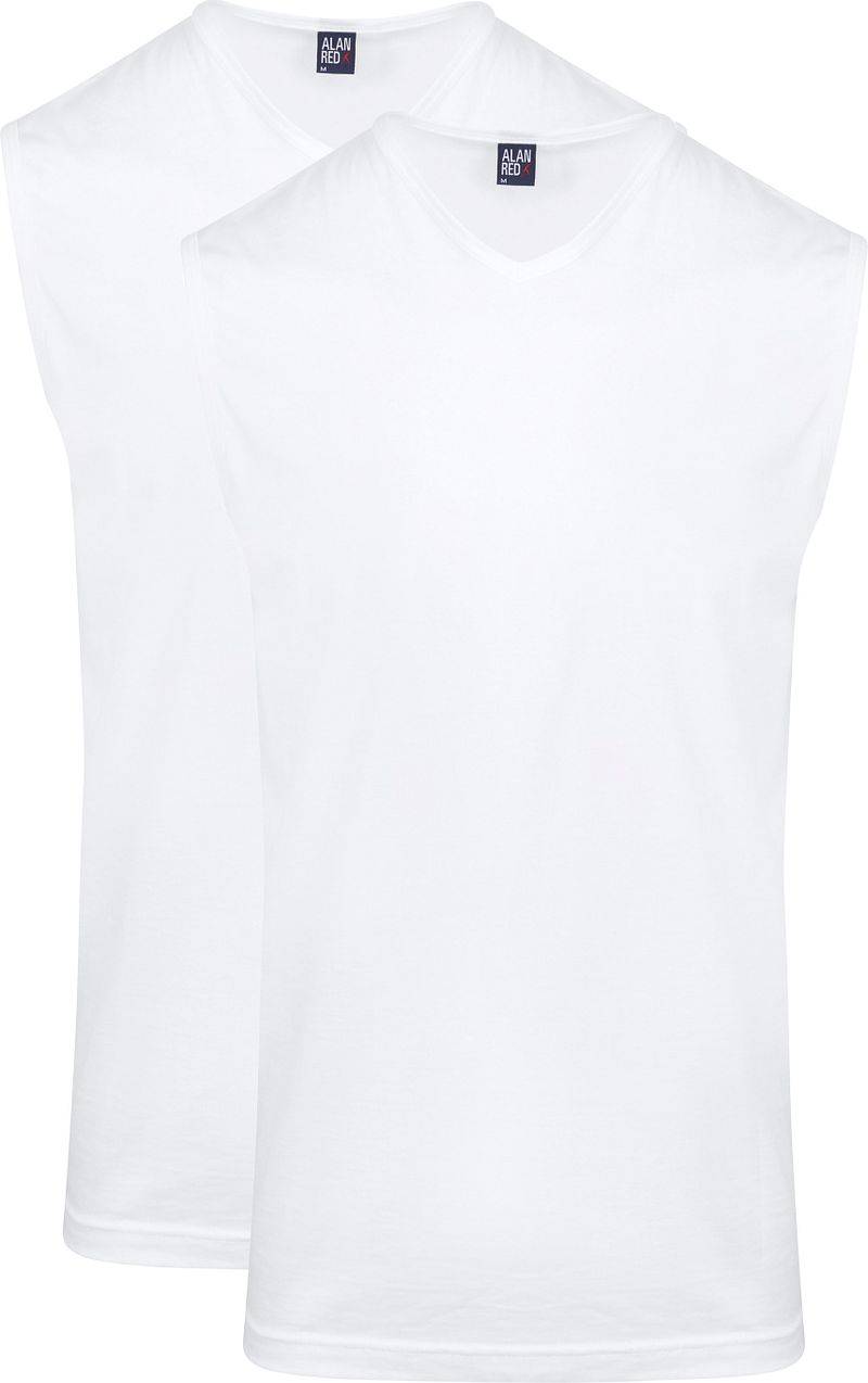 Alan Red Singlet Minto Ärmellos (2er-Pack) - Größe XXL von Alan Red