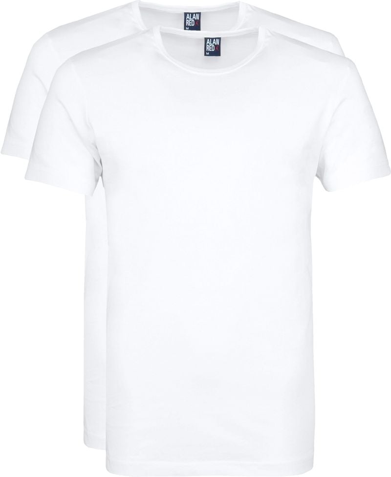 Alan Red T-Shirt Derby Weiß  (2er-Pack) - Größe XXL von Alan Red