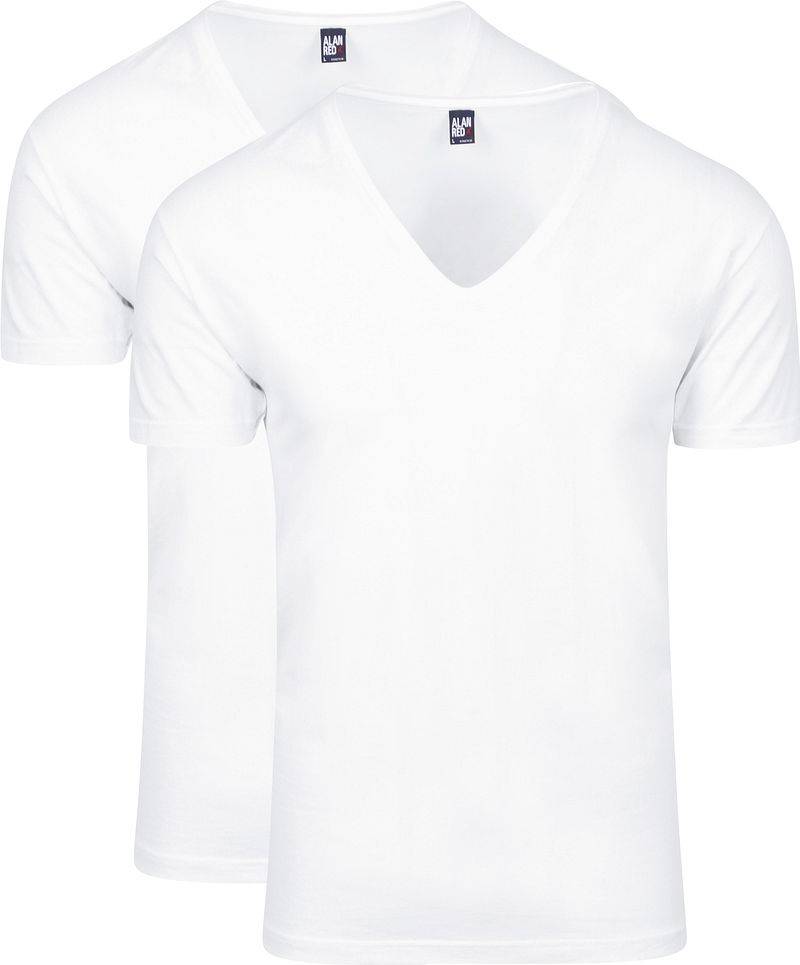 Alan Red T-Shirt NOV Extra Tiefer V-Ausschnitt Stretch - Größe XL von Alan Red