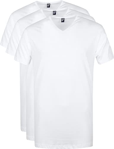 Alan Red T-Shirt V-Ausschnitt Vermont 3er-Pack - Grösse M - Herren - Bekleidung - von Alan Red