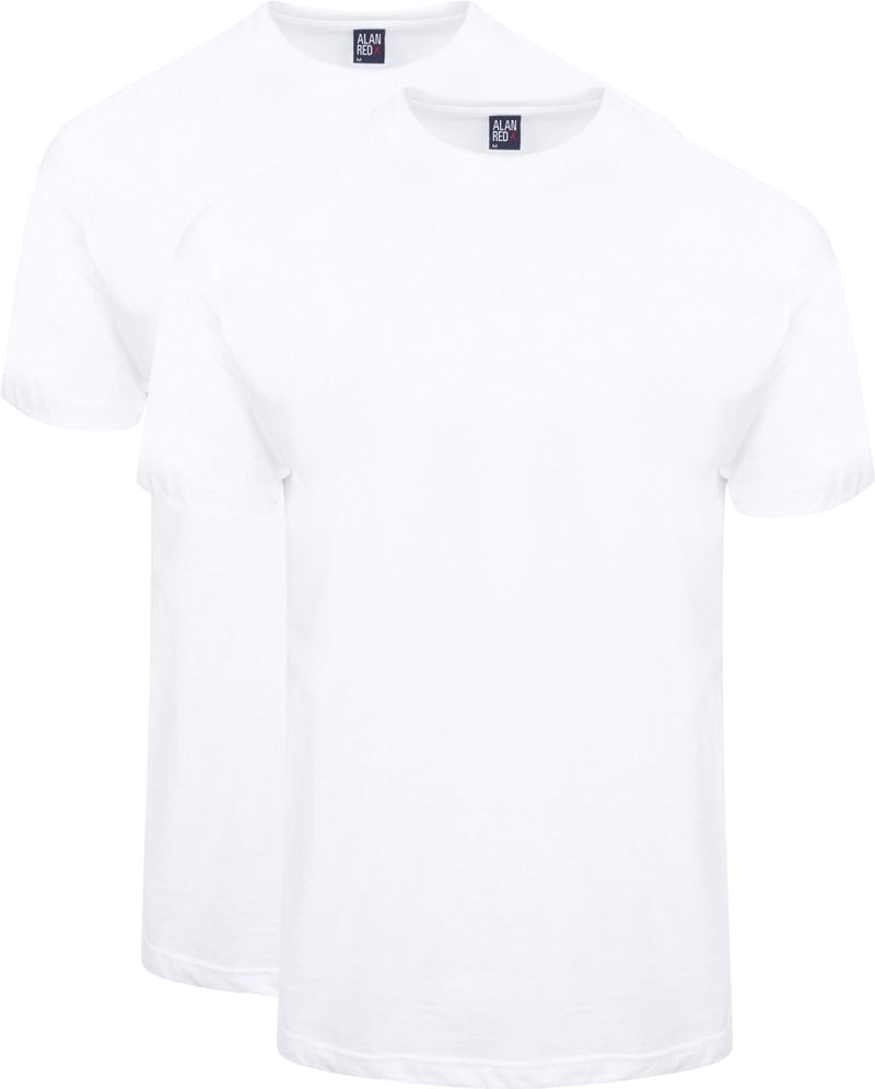Alan Red T-Shirt Virginia Weiß (2er-Pack) - Größe L von Alan Red