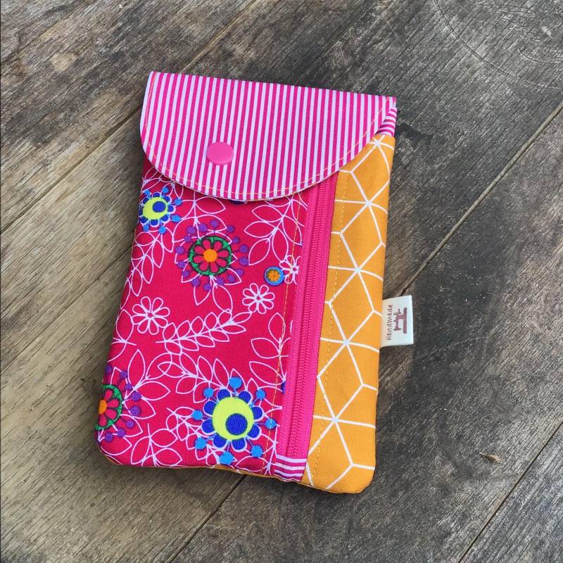 Handytasche „Smartkram", Pink, Gelb von Alani18