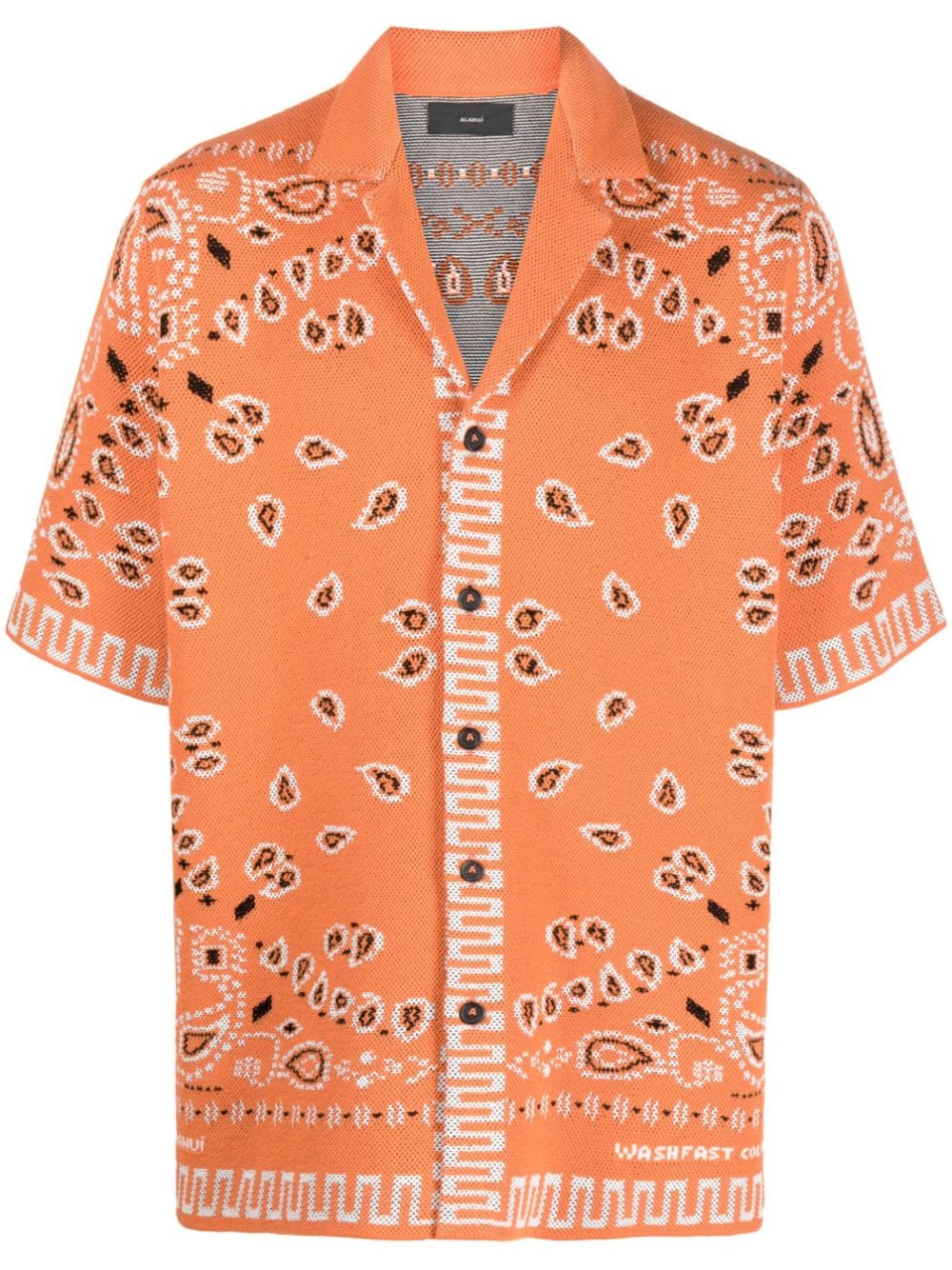 Alanui Hemd mit Bandana-Print - Orange von Alanui