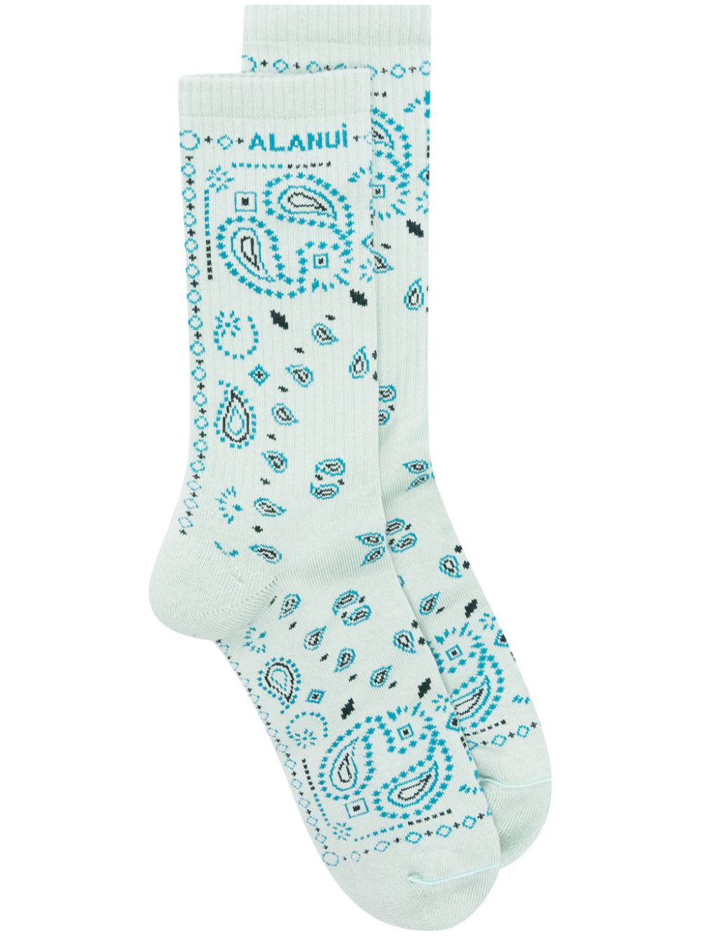 Alanui Bandana Socken mit Logo-Stickerei - Blau von Alanui