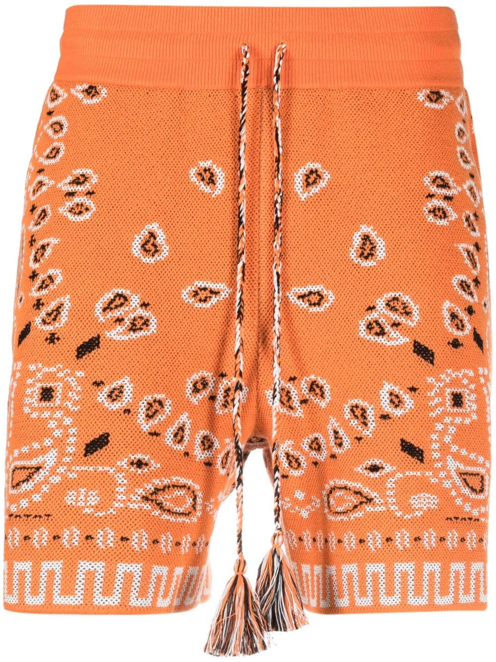 Alanui Segelshorts mit Bandana-Print - Orange von Alanui