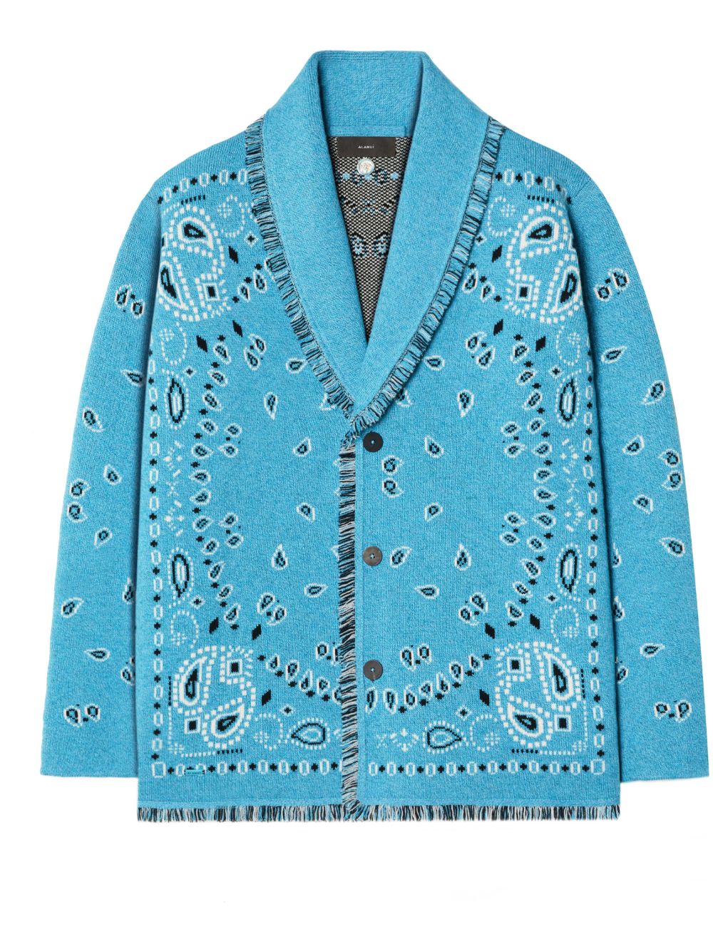 Alanui Cardigan aus Bandana-Jacquard - Blau von Alanui