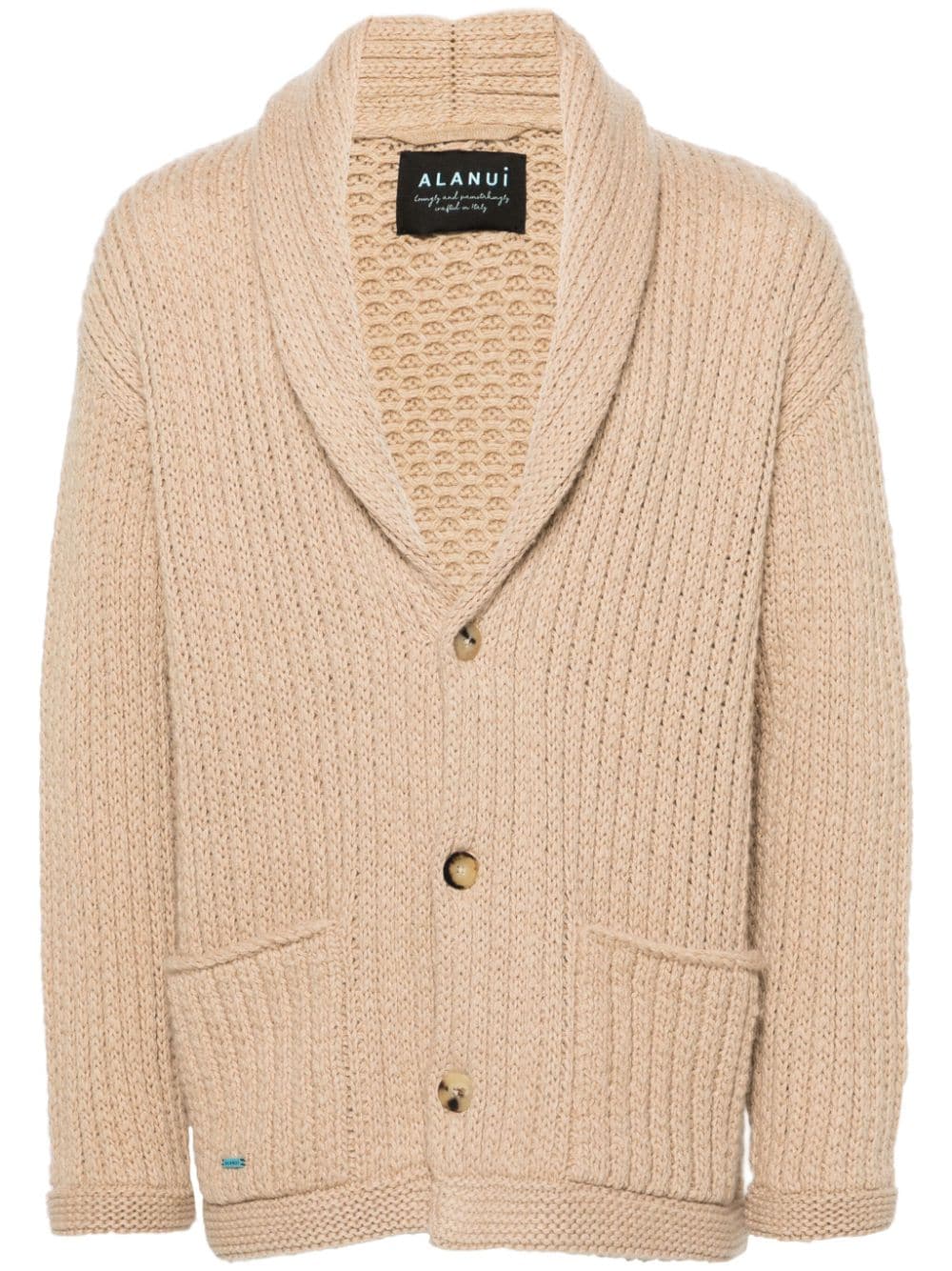 Alanui Gerippter Finest Cardigan - Nude von Alanui