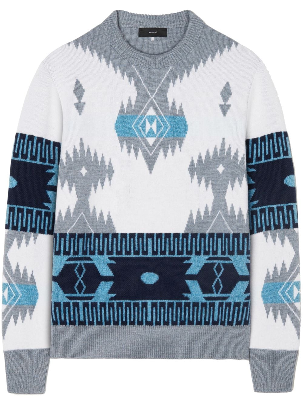 Alanui Icon Jacquard-Pullover - Grau von Alanui