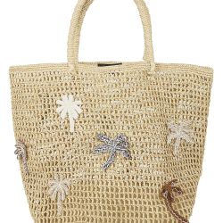 Alanui Nude Raffia Shopper Tasche von Alanui