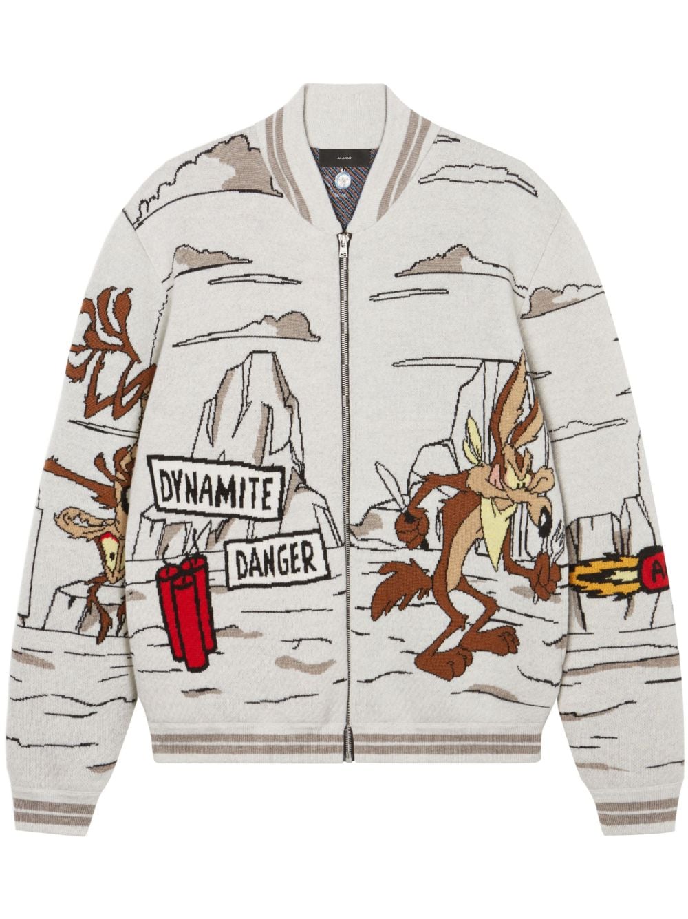 Alanui Race to the South Pole Jacquard-Bomberjacke - Nude von Alanui