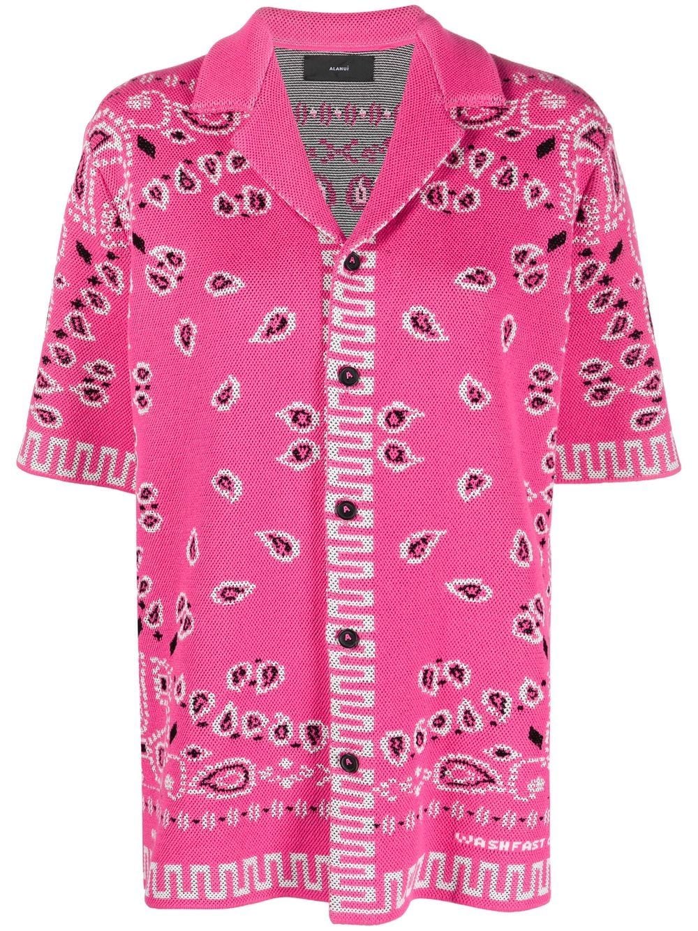 Alanui Seidenhemd mit Paisley-Print - Rosa von Alanui