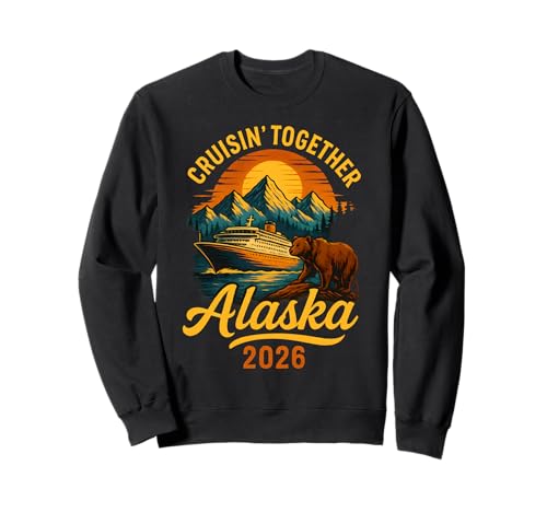 Alaska Cruise 2026 Matching Family Friends Group Damen Herren Sweatshirt von Alaska 2026 Family Friends Summer Vacation Apparel