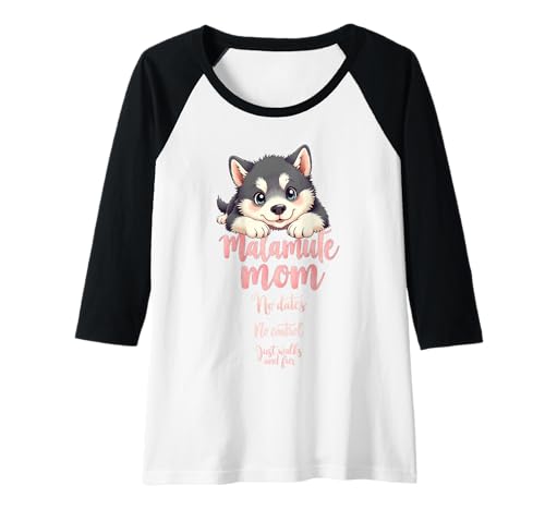 Damen Lustiges Malamute Mom Dog Alaskan Malamute Mama Humor Zitat Raglan Damen Lustiges Malamute Mom Dog Alaskan Malamute Mama Humor Zitat Raglan von Alaskan Malamute Fun Designs