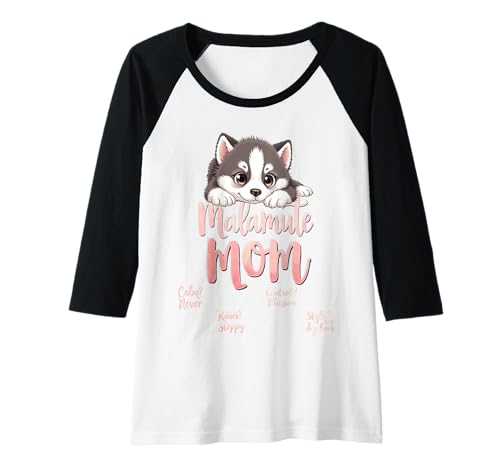 Damen Lustiges Malamute Mom Dog Alaskan Malamute Mama Humor Zitat Raglan Damen Lustiges Malamute Mom Dog Alaskan Malamute Mama Humor Zitat Raglan von Alaskan Malamute Fun Designs