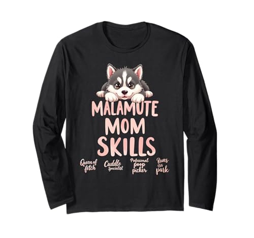 Lustiges Malamute Mom Dog Alaskan Malamute Mama Humor Zitat Langarmshirt Lustiges Malamute Mom Dog Alaskan Malamute Mama Humor Zitat Langarmshirt von Alaskan Malamute Fun Designs