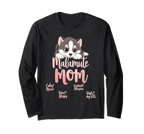 Lustiges Malamute Mom Dog Alaskan Malamute Mama Humor Zitat Langarmshirt Lustiges Malamute Mom Dog Alaskan Malamute Mama Humor Zitat Langarmshirt von Alaskan Malamute Fun Designs