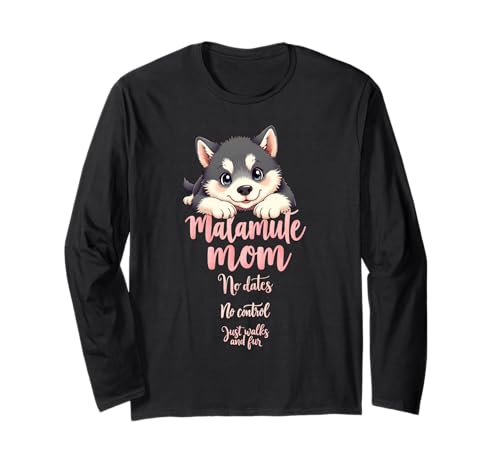 Lustiges Malamute Mom Dog Alaskan Malamute Mama Humor Zitat Langarmshirt Lustiges Malamute Mom Dog Alaskan Malamute Mama Humor Zitat Langarmshirt von Alaskan Malamute Fun Designs