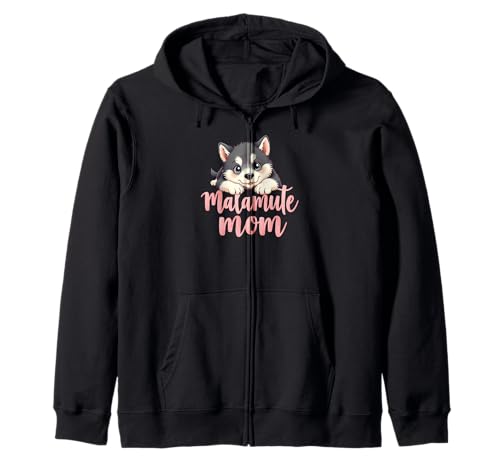 Malamute Mama Hund Alaskan Malamute Mama Süßer Welpe Kapuzenjacke Malamute Mama Hund Alaskan Malamute Mama Süßer Welpe Kapuzenjacke von Alaskan Malamute Fun Designs