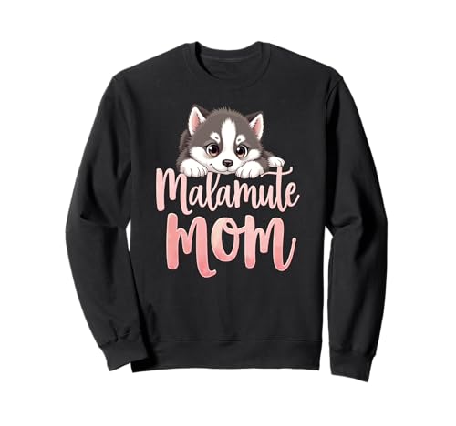 Malamute Mama Hund Alaskan Malamute Mama Süßer Welpe Sweatshirt Malamute Mama Hund Alaskan Malamute Mama Süßer Welpe Sweatshirt von Alaskan Malamute Fun Designs