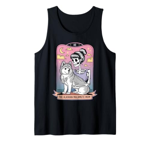 Die alaskische Malamute-Mama Tank Top von Alaskan Malamute Mama Tarot
