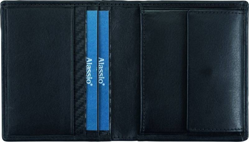 Alassio® Gürteltasche Geldbörse mini Hochformat Leder 10x9x1cm von Alassio®