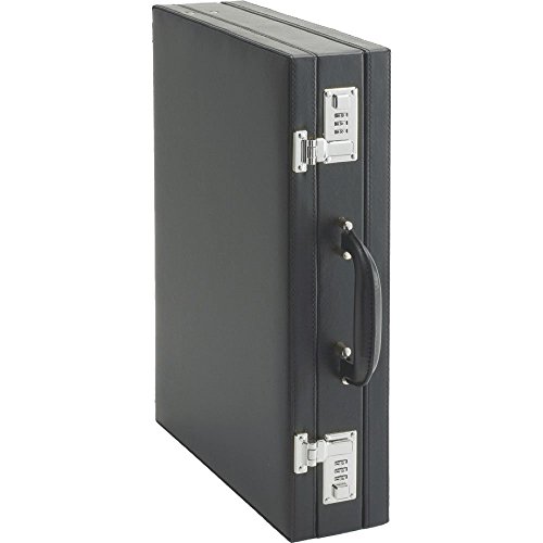 ALASSIO 92300 - Attachékoffer PONTE, aus Lederimitat, ca. 44,5 x 33 x 10 cm, schwarz von ALASSIO