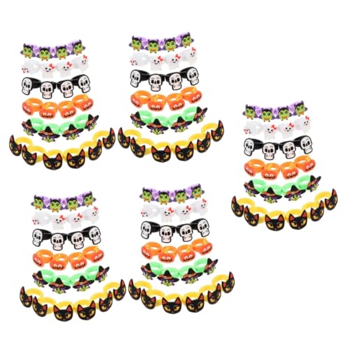Alasum 125 Stück Halloween Ring Aus Weichem Gummi Skelett Spielzeug Halloween Themenring Kinderspielset Halloween Kinderring Spielzeug Blinkende Ringe Spielzeug Für Kinder von Alasum