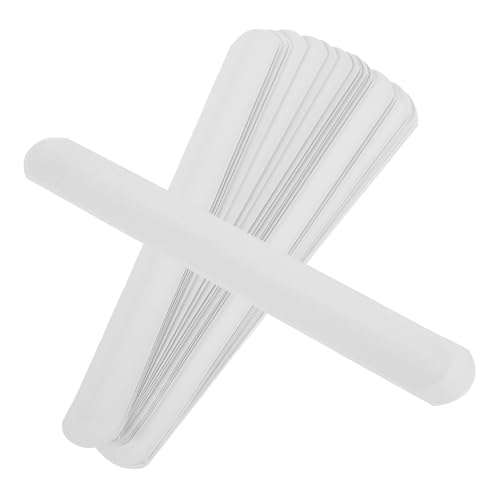 Alasum 30 Stück Teiliges DIY Slap Armband aus Geruchslosem Bemalbarem Material Einfache Handhabung für Fördert Kreativität und Motorische Fähigkeiten Bastelidee und Geburtstagsmitgebsel von Alasum