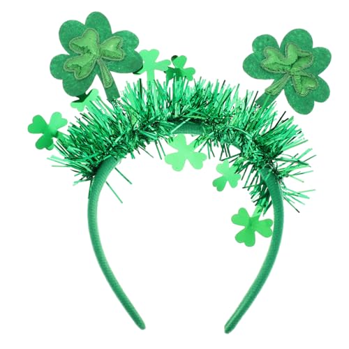 Alasum Grünes Kleeblatt Stirnband Zum St Patrick'S Day Irisches Haar Accessoire Für Frauen Bequeme Festival Kopfbedeckung Für Partys Hochzeiten Feiern von Alasum