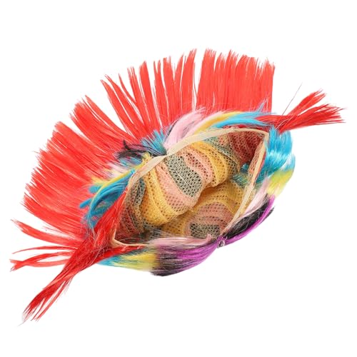 Alasum Haarperücke Cosplay Perücke Glänzendes Kunsthaar Party Perücke Kopfschmuck Für Kostümparty Maskerade Urlaub von Alasum