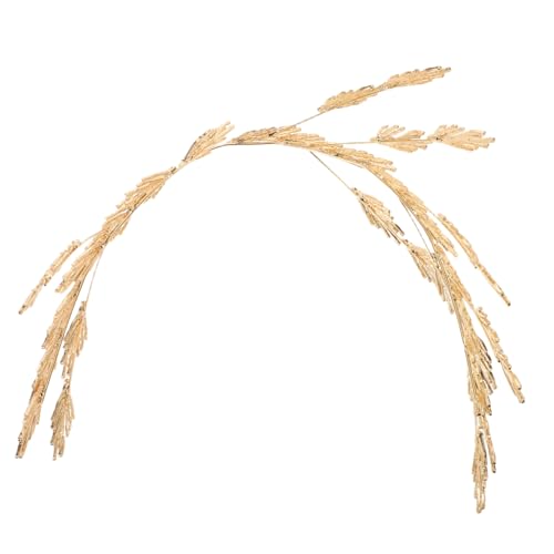 Alasum Verstellbare Goldene Blattkrone aus Legierung Vintage Braut Tiara für Hochzeit Party Abschlussball und Leichtes Komfortables Braut Haar Accessoire von Alasum