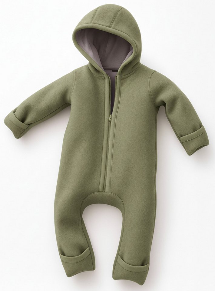 Alavya Home® Overall Walkoverall Bio-Schurwolle I BESTSELLER! OTTO´s Choice Preiskracher (1-tlg) Wollfleece mit Reißverschluss, Walk Woll-Anzug für Kleinkind und Baby von Alavya Home®