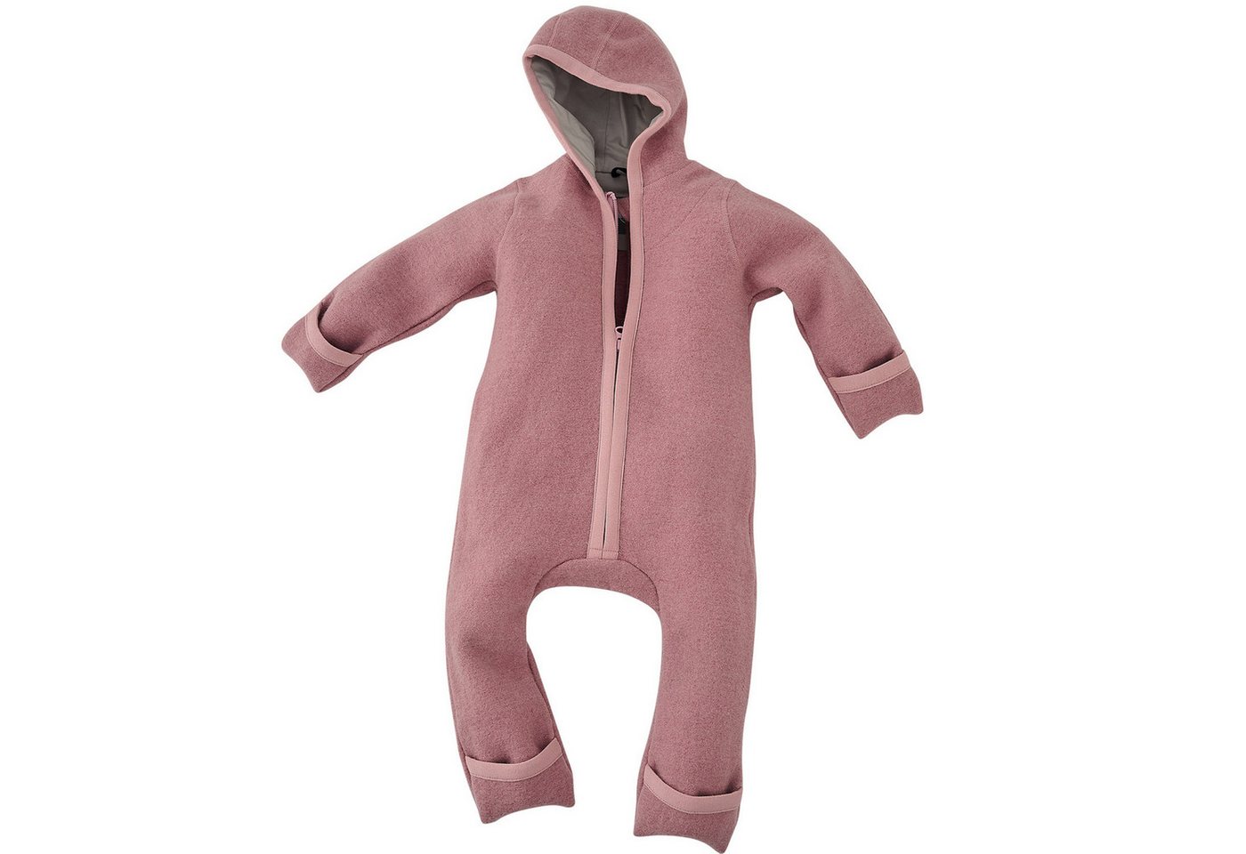 Alavya Home® Overall Walkoverall Bio-Schurwolle (SET, 1-tlg., Jumpsuit) Wollfleece mit Reißverschluss, Walk Woll-Anzug für Kleinkind und Baby von Alavya Home®