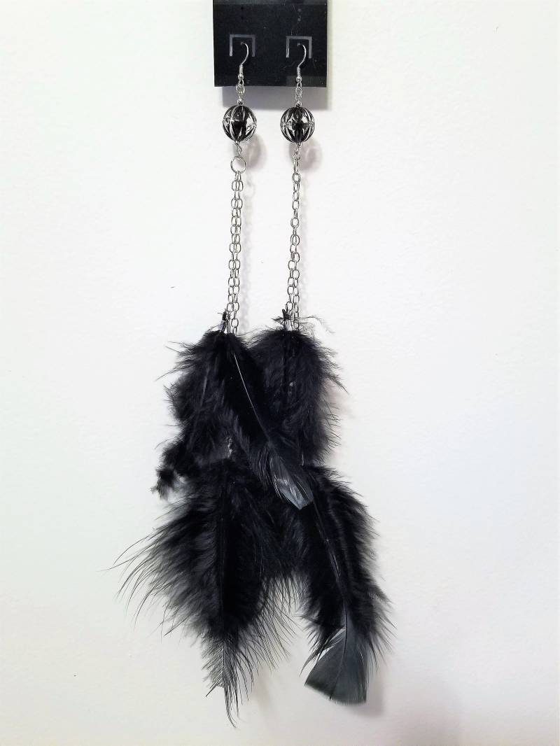 Feder Ohrringe von AlayahBoutique