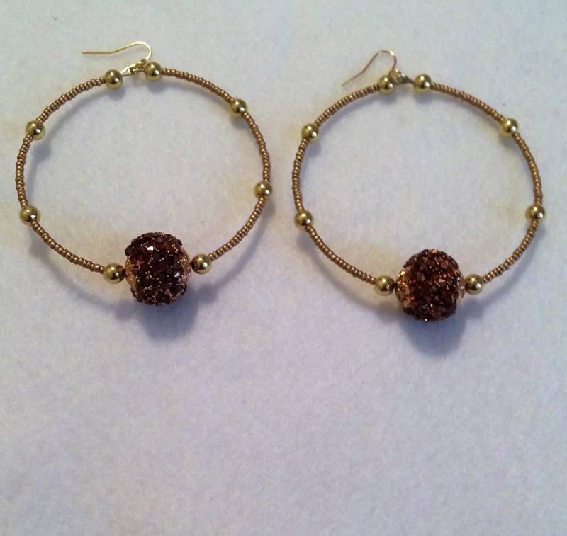 Gold Ohrringe von AlayahBoutique