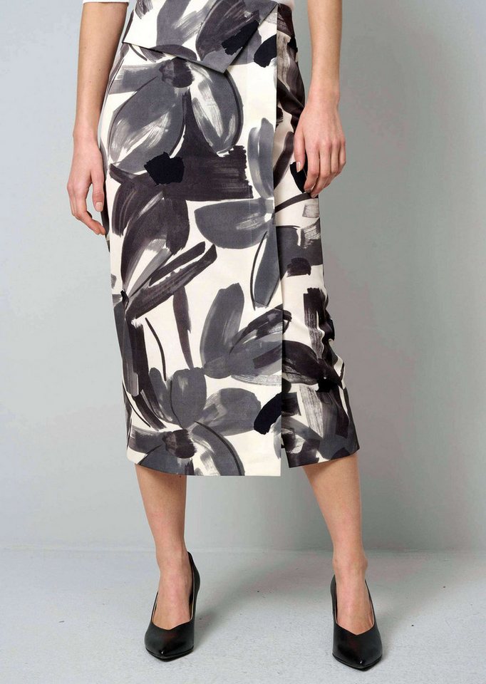 Alba Moda Bleistiftrock Rock mit floralem Print Alba Moda Bleistiftrock Rock mit floralem Print von Alba Moda