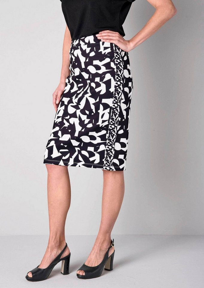 Alba Moda Bleistiftrock Rock mit grafischem Druck von Alba Moda