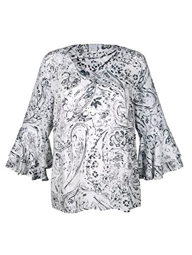 Alba Moda Damen Bluse Weiß von Alba Moda