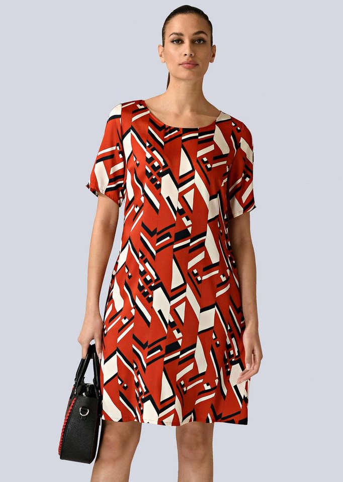 Alba Moda Druckkleid Kleid mit grafischem Druck von Alba Moda