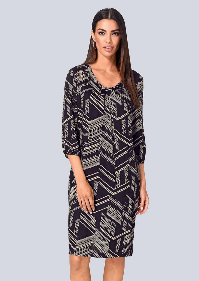 Alba Moda Druckkleid Kleid mit grafischem Druck von Alba Moda
