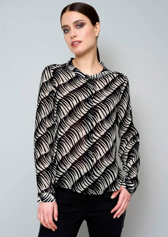 Alba Moda Hemdbluse Bluse in transparenter Qualität von Alba Moda
