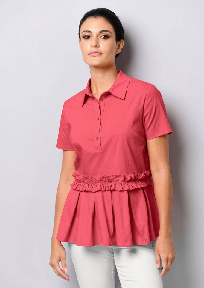 Alba Moda Hemdbluse Bluse mit Rüschenband von Alba Moda
