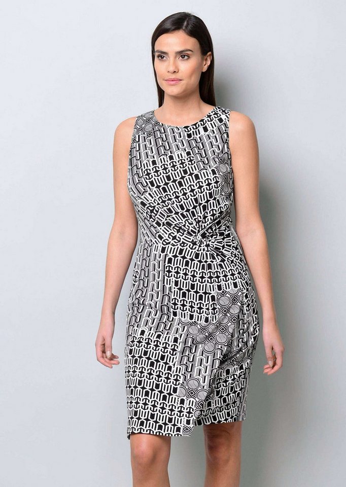 Alba Moda Jerseykleid Kleid mit Knoten vorne von Alba Moda