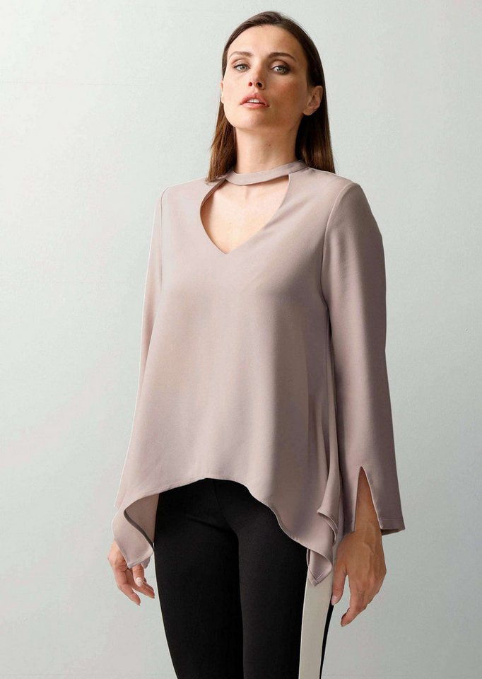 Alba Moda Langarmbluse Oversizedbluse mit Cutout von Alba Moda