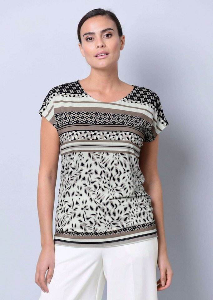 Alba Moda Print-Shirt Shirt mit kurzem Arm von Alba Moda